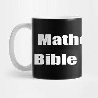"Matthew KJV Bible Verses" Text Typography Mug